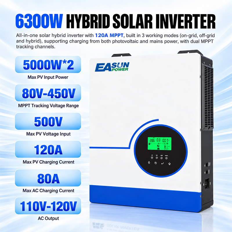 EASUN POWER Hybrid Solar Inver - Grid Tie Inverter Limiter 2000W ulasan dan harga