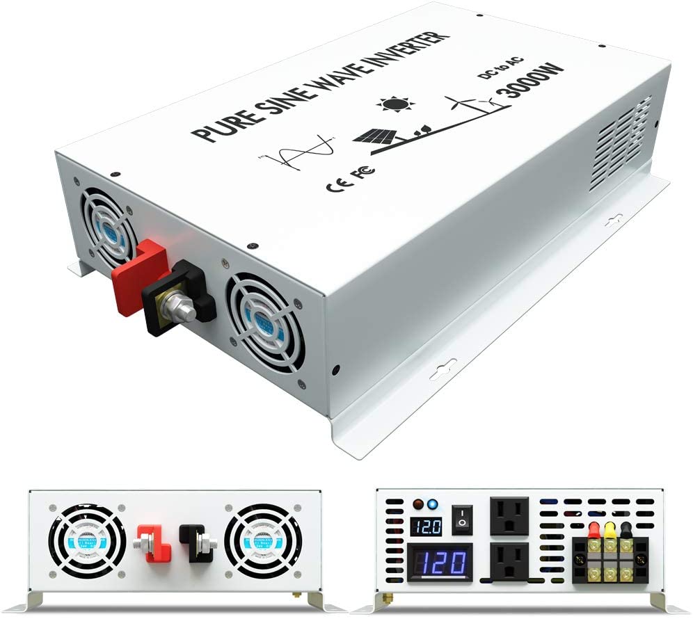 Pure Sine Wave Power Inverter  - Inverter Pure Sine Wave 60Hz 120V 3000W ulasan dan harga