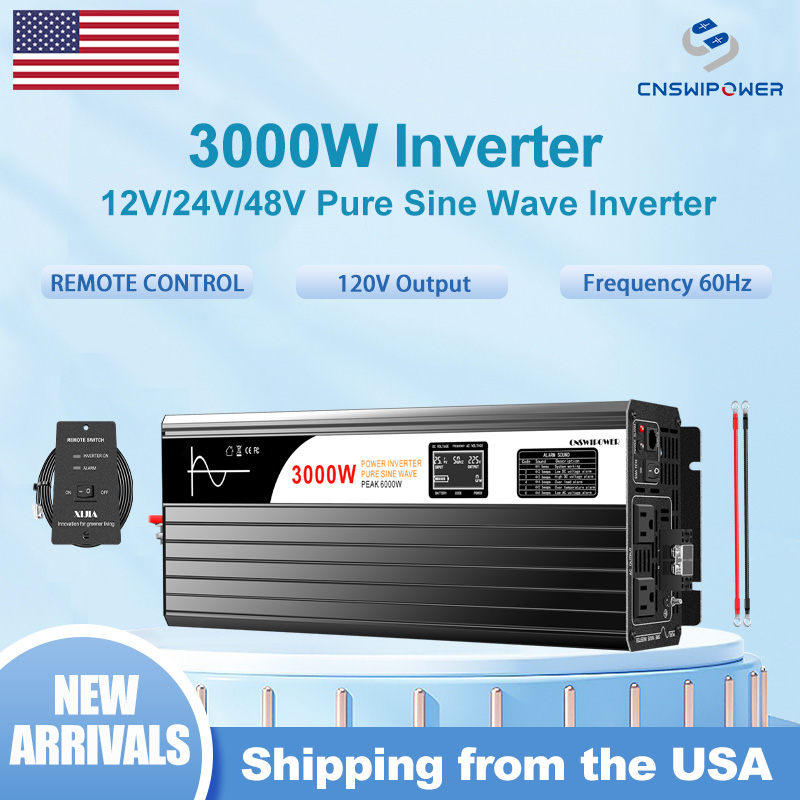3000W Pure Sine Wave Inverter  - Inverter Pure Sine Wave 60Hz 120V 3000W ulasan dan harga